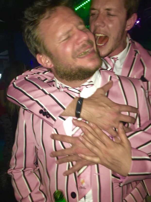 The @FalkEggOldBoys tested their voodoo #beerproof #blazers to the limit and they all survived 👍🏻 <a href="/LufbraBev/">Martin Bevan</a>