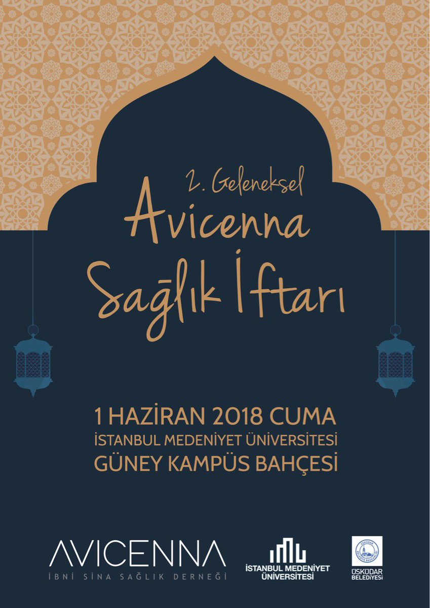 1 Haziran Cuma günü İstanbul Medeniyet Üniversitesi’nde gerçekleştireceğimiz iftarımıza davetlisiniz. 

Kayıt için;
goo.gl/forms/1SJcxDvw…