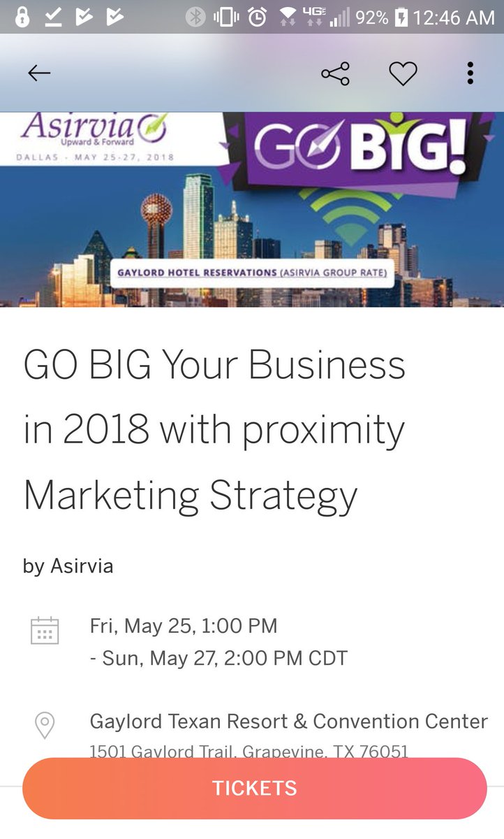 Samotivation1's tweet photo. Come to the biggest Marketing event in the DFW this weekend for only $50! 2 tickets only left.  Call 972-528-0106 #MemorialDayWeekend #Dallastx #Bluetooth #Mobile #mobilemarketing #marketingstrategy  #marketingdecontenidos #Marketing #MarketingAutomation https://t.co/p5OnzOQcWC