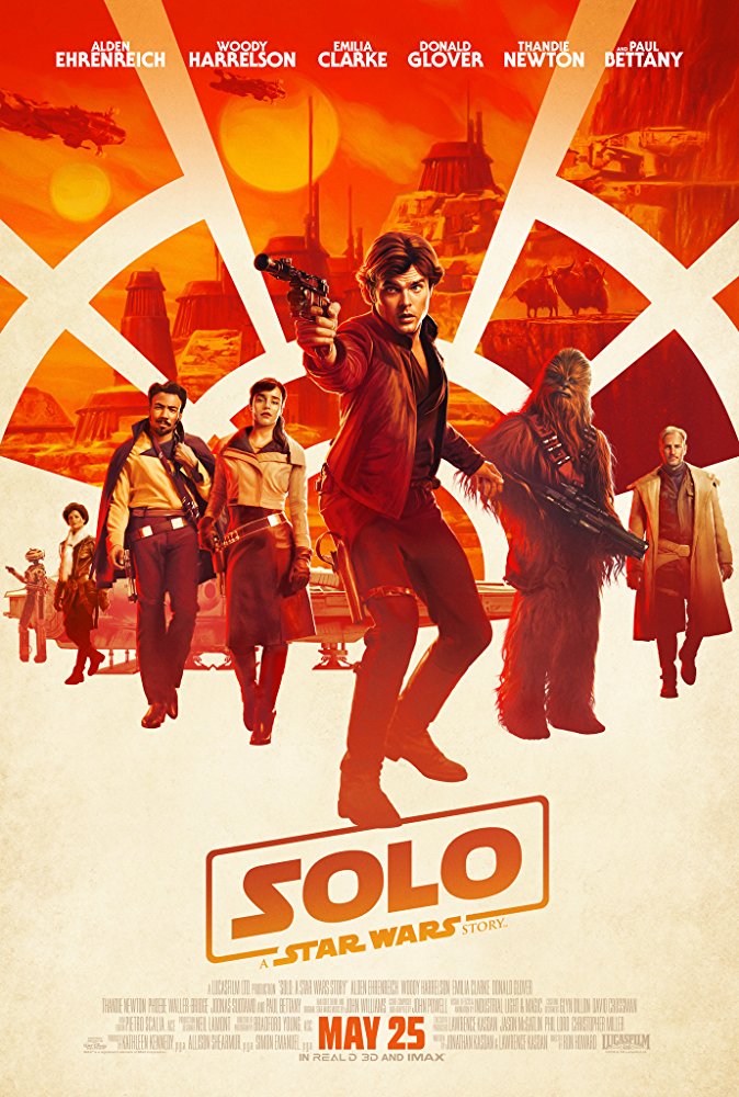 Paul Bettany carries over from 'Wimbledon' to Movie 2,942 'Solo: A Star Wars Story'. Lots of fun, brings the series back to its 'space western' roots. 8 out of 10. #heistmovie #openingdaybitches #WhenHannyMetChewie #StarWars #originalgeek #robotsexprobably
honkysmovieyear.blogspot.com/2018/05/solo-s…