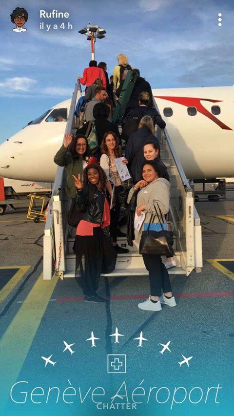 #ErasmusPlus  #MFRdelaClayette 2018 : Jour J départ pour la Bulgarie, Wendel, Rufine, Candy,  Lydia, Marie et Evelyne leur monitrice s'envolent pour leur stage de 3  semaines...On leur souhaite un excellent séjour avec pleins de souvenirs  et d'anecdotes à nous raconter au retour