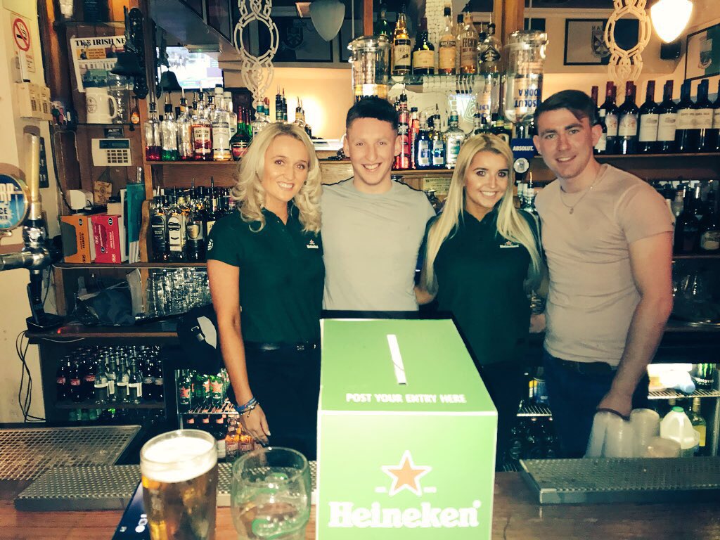 lucystewart6's tweet photo. Catch @ACAmodels @hogg_jas & I tonight at @Shenanigans_78 to win amazing prizes and complimentary pints... What’s not to love 💚🍻🍺 #ChampionTheMatch https://t.co/dSXJaKVsfa