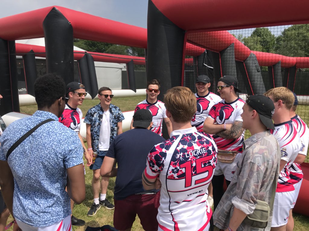 Official warm up for dodgeball is alcohol. No stretching allowed. #bournemouth7s