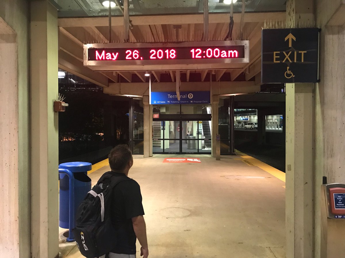 TSCECNL's tweet photo. It was a late night in the airport. 

A early morning jog/stretch in the hotel parking lot. 

But now the 03 Boys are ready to go! #DevelopingExcellence https://t.co/QXM3P23Miz