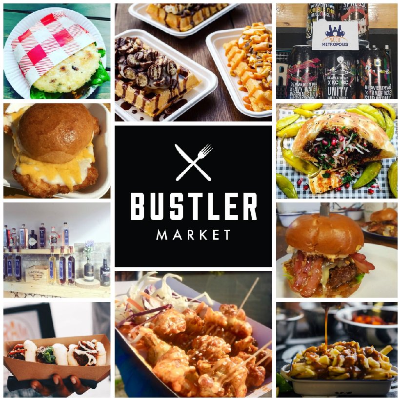 SPQDerby's tweet photo. The @BustlerMarket opens again at 12pm today! Tasty #Streetfood and drink from @Kebabcartel @Hideburgerbar @thegtpoutine @yakumama00 #Streetchef @ParmStarUK #PimpMyWings #Deckards @manzokuramen @Wafflespeak @BeerMetropolis @GinKitchen #HappyBirthday https://t.co/PXcG9RTYno