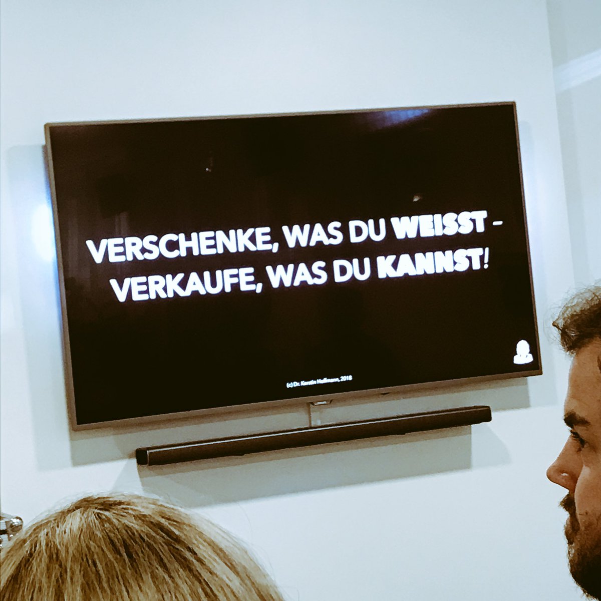 UteBlindert's tweet photo. Ich liebe dieses Zitat! @PR_Doktor bei der #phk18 https://t.co/nrFBvNDDMM