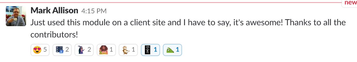 sqldbawithbeard's tweet photo. This makes me happy. All of the people who have contributed to #dbachecks deserve a huge amount of thanks for creating another useful open source tool https://t.co/ioCGitPEi6