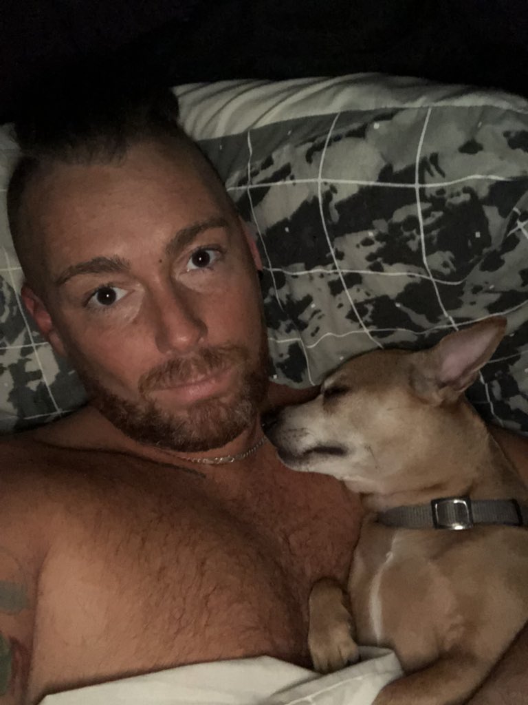 Lazy lay in with this little one #lovemydog #dogsbestfriemd