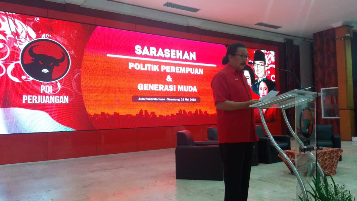 Laporan Kepala Badiklatda DPD PDI Perjuangan Jawa Tengah di Pembukaan Sarasehan Politik Perempuan dan Generasi Muda Jawa Tengah.Rapatkan barisan !!

#PerempuanIndonesia
#PDIPerjuangan
#KandangBant3ng
<a href="/Gimanto77722492/">Gimanto.sh</a>