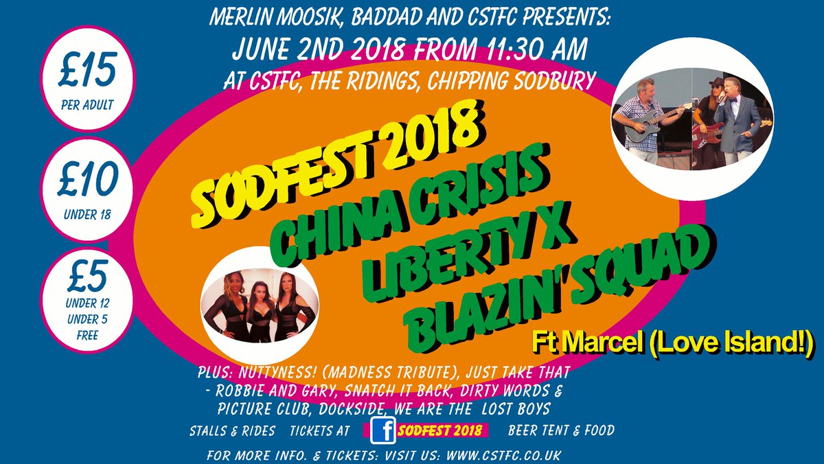 Sodfest2019's tweet photo. We are at Yate Shopping Centre today until 1pm, if you would like to Buy tickets! https://t.co/QrmIdtvGnh