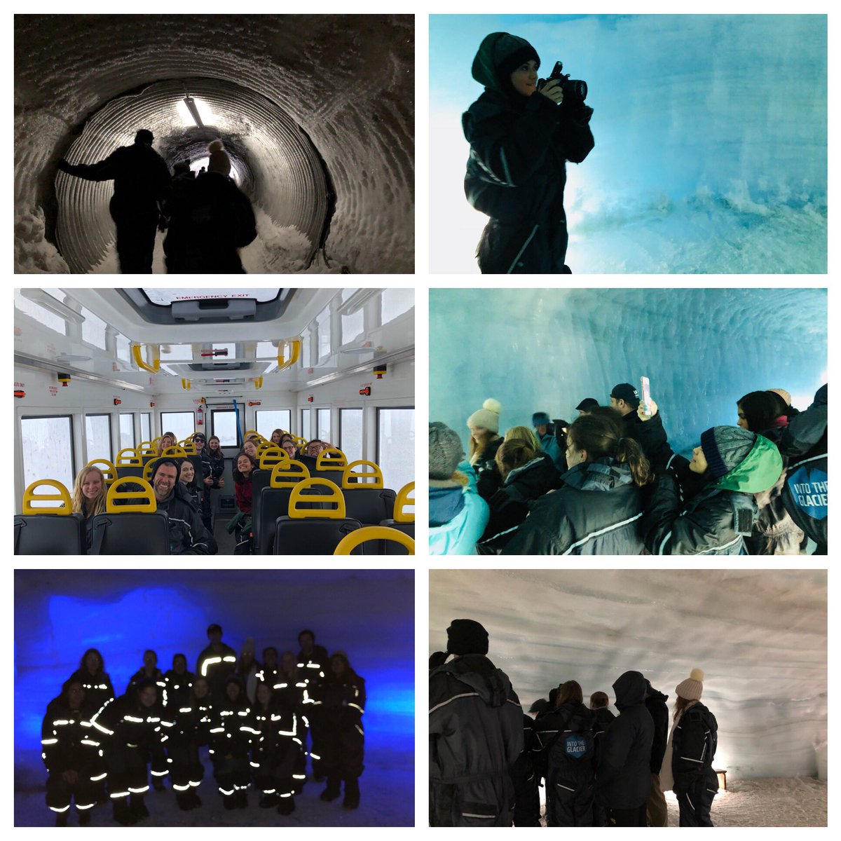 LaneTechDiamond's tweet photo. Iceland Day 4!! We went into a glacier! 🇮🇸💙 @LaneTech1440 @ChiPubSchools https://t.co/J2GOZH6wUh