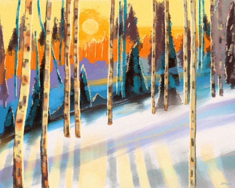 Sunset #Painting Are you CURIOUS? goo.gl/Vjy1Mb     
#art #contemporaryart #artwork #design #artist #instaart #arte #fineart #modernart #contemporary #artoftheday #interiordesign #interior #BeachHouse   #decoration #creative #homedecor #paintings #Birch #Sunset #Magic