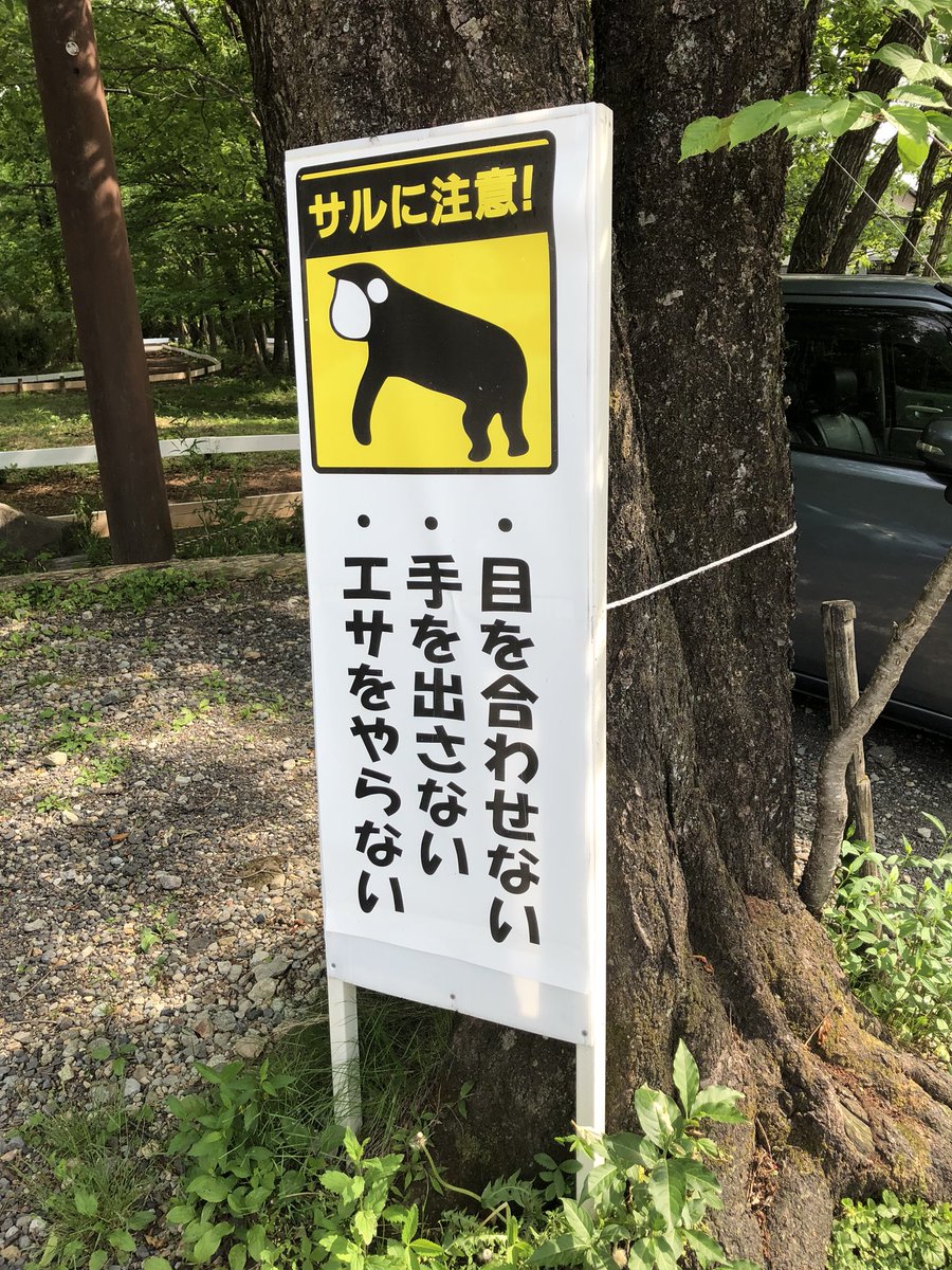 サルに注意 Hashtag On Twitter