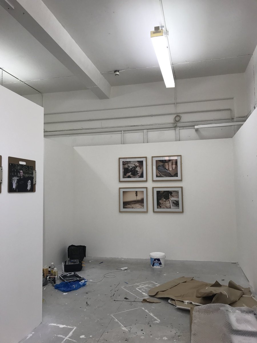 Images are hung, the floor has started to be painted and the finishing touches can be completed on Tuesday morning. This is the final countdown to the end of my degree. I’m excited for what comes next in my career but I shall miss being here, in this amazing hub of creativity.