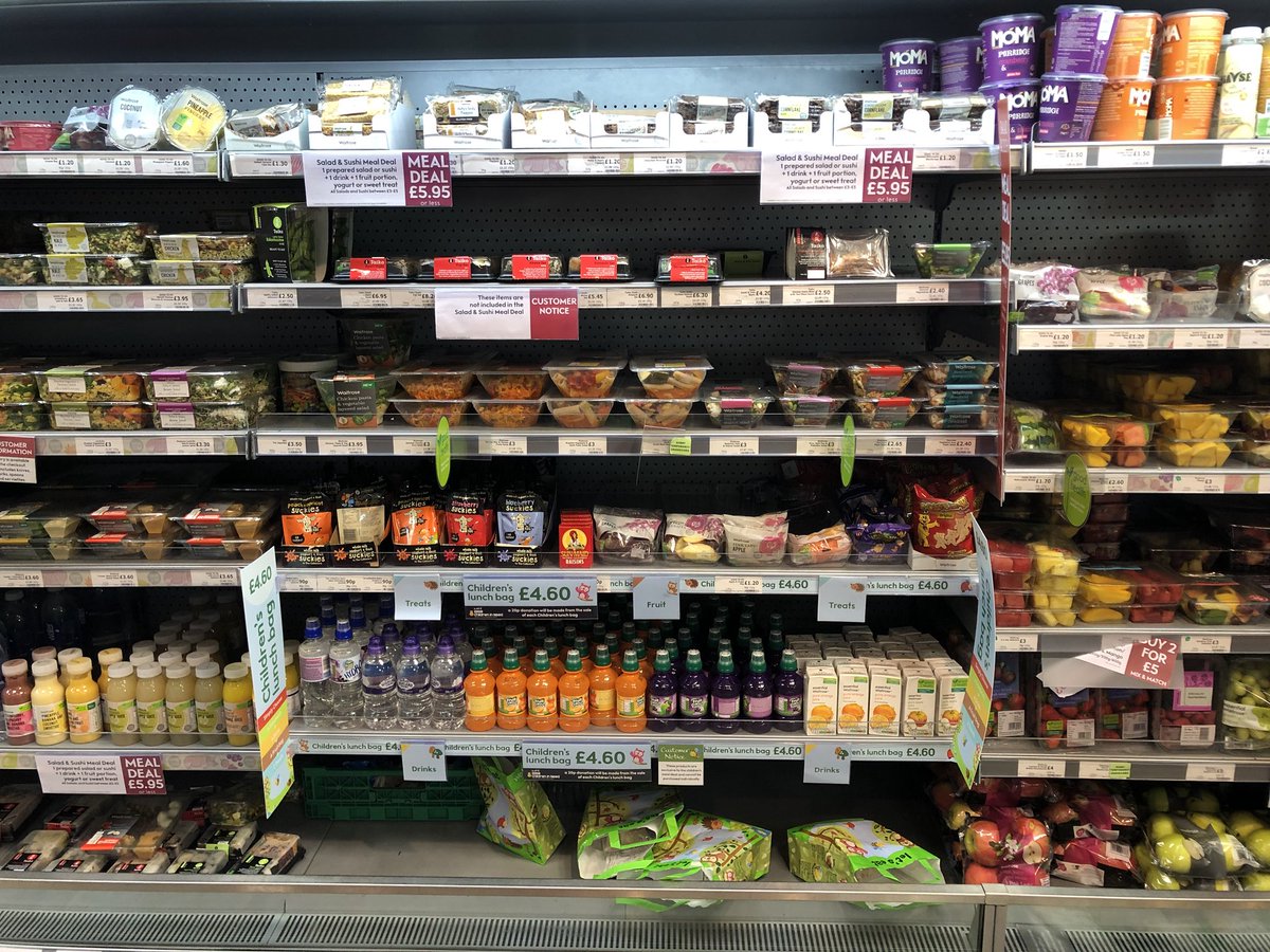 RPMagicLaughter's tweet photo. @waitrose Why don’t you sell these items individually? It’s 10.30am, I don’t want to buy their lunch now. You just lost my business to WHSmith #services #disappointedchildren #ridiculous https://t.co/3T9v3SZpSX