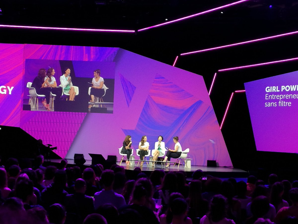 RoCamRoll's tweet photo. Le doute au féminin, "trouver de la bienveillance... professeurs, parents, un point d'appui dans la vie" @fleurpellerin @VivaTech https://t.co/9ESWWl4sDV https://t.co/36y00eS48N