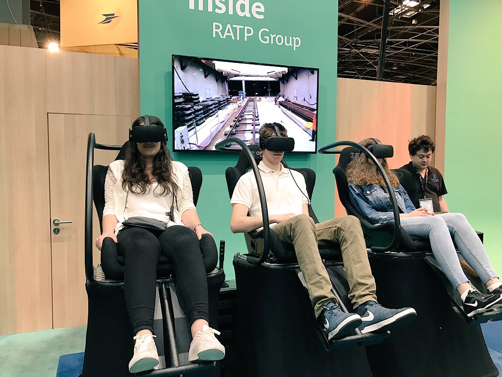 RATPgroup's tweet image. [#VivaTech🚀] Venez découvrir les coulisses #RATP &amp;amp; les réseaux de transport du futur en réalité virtuelle (VR) avec @OptimaReality &amp;amp; @Sofre-In sur le Lab @GroupeRATP (J30) #RATPLovesStartup