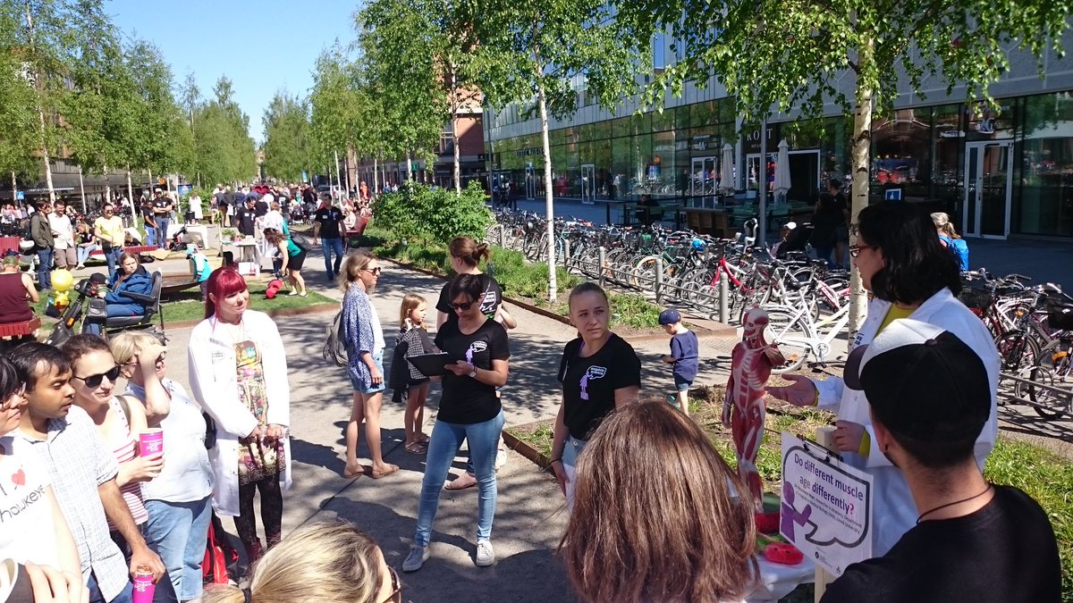 SBScienceUmea's tweet photo. Dr. Nausheen Khan, Department 
of Integrative Medical Biology 
(IMB), @UmeaUniversity “Do 
different muscle age differently 
in the same individual?”
@SoapboxScience #WomenInSTEM https://t.co/F601wdbFd6