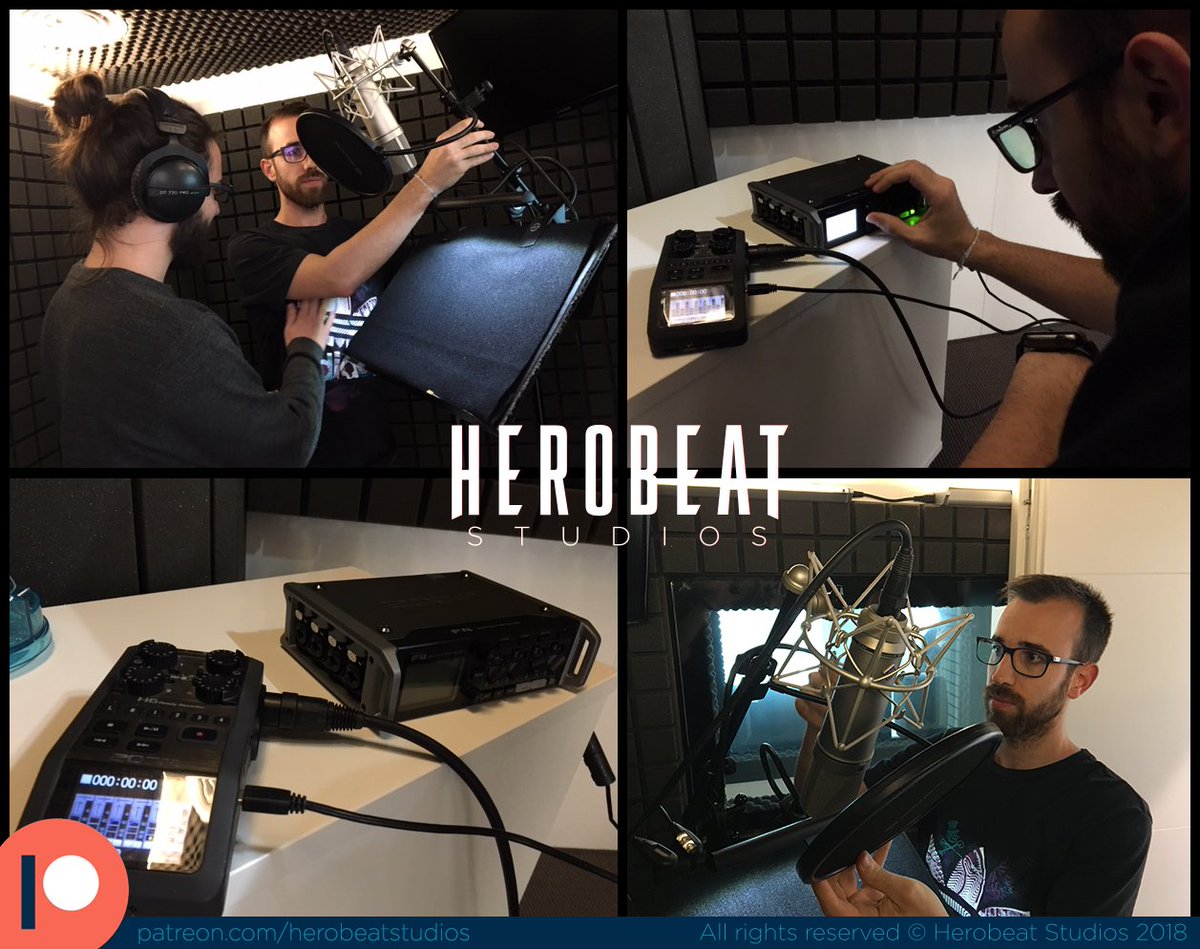 HerobeatStudios's tweet photo. Say hi to the new members of the family! 🔊🎚️🎤
Read more: https://t.co/SQR4zFbIEh
| Audio Engineer - @mcrespoae |
#ZoomH6 #ZoomF4 #NeumannU87 #herobeatstudios #indiegame https://t.co/rnvvJI2sbt