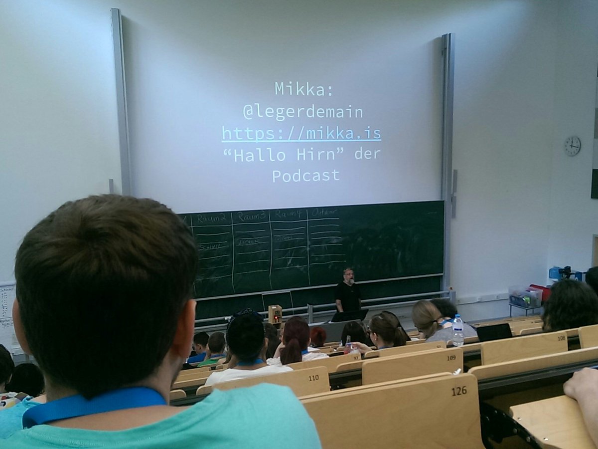 Mikka reißt das #saarcamp18  wieder auseinander ;D