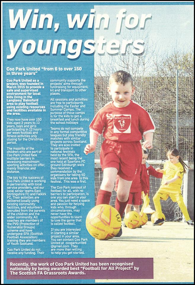 Coopark1's tweet photo. Article in @falkirkcouncil tenants magazine summer 2018 edition https://t.co/2oWy4rEvPA
