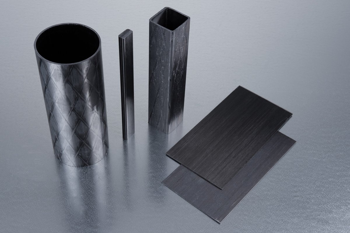 We love producing carbon profiles #carbonprofiles #pultrusion