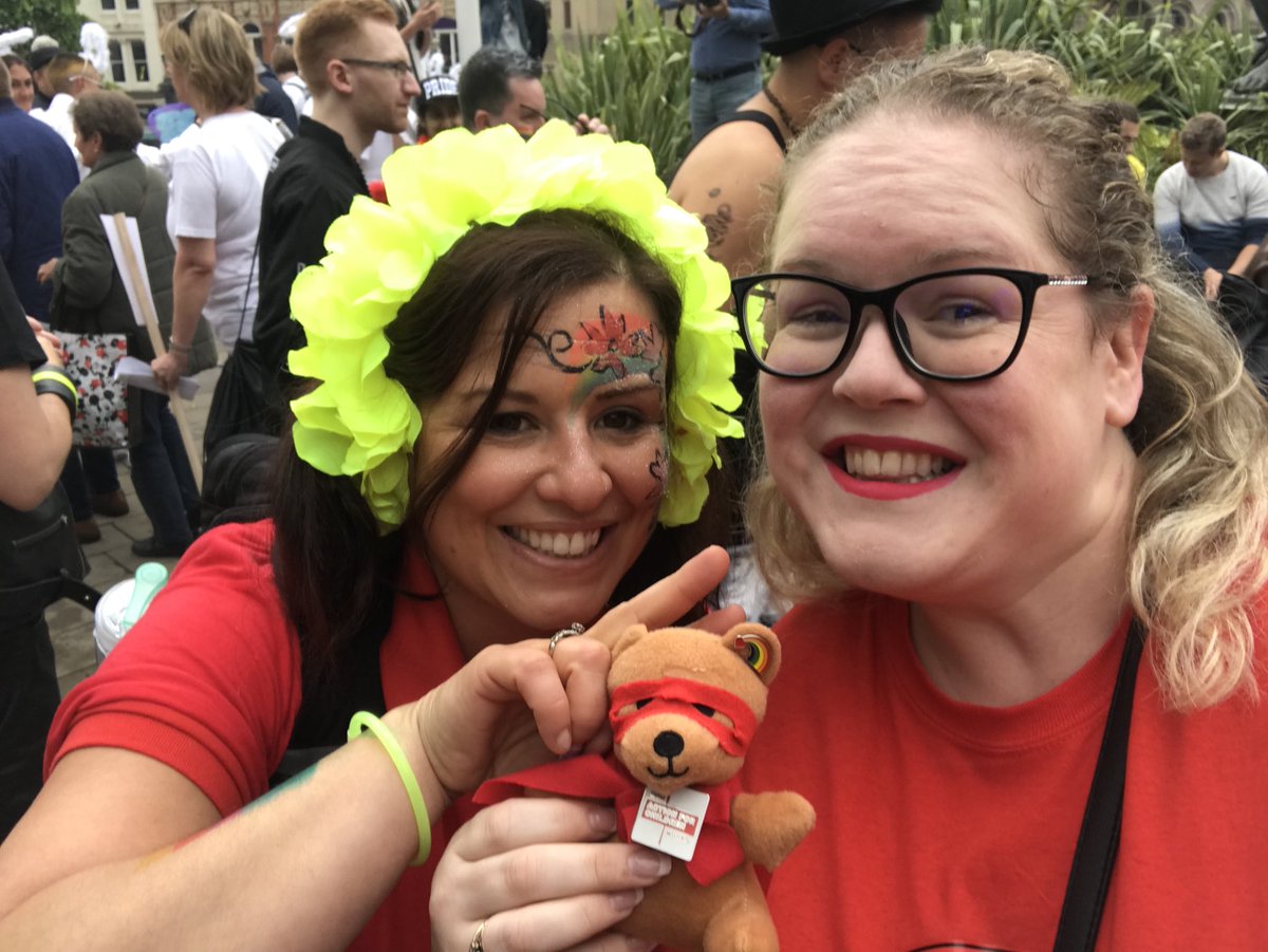 @SiobhanCorria And @MrsRachDH with Our Volunteer Super Hero at #BirminghamPride @actnforchildren