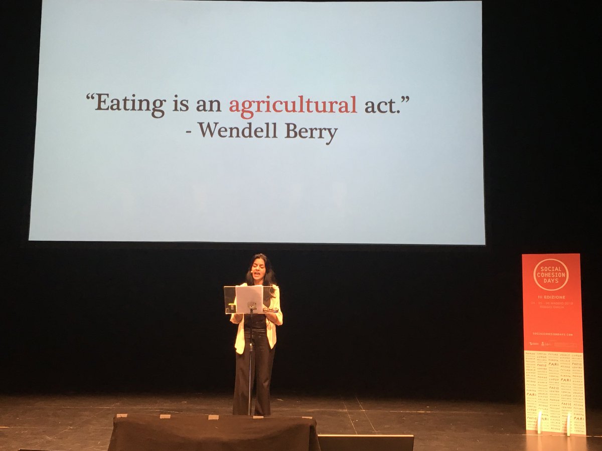 Simran Sethi: let all of us think of the implications of what we eat #Socialcohesiondays