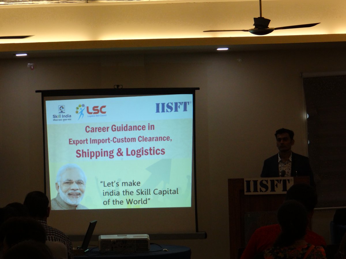#IISFT
Glimpse of IISFT Seminar on " Career Guidance in Custom Clearance-Import Export, Shipping and Logistics" Held at Gandhidham.
#SkillIndia #LSC #LogisticsSkillCouncil #Education #Gandhidham #GovernmentApprovedShippingCourses #LSCShippingCourses https://t.co/RIp6VKrASF