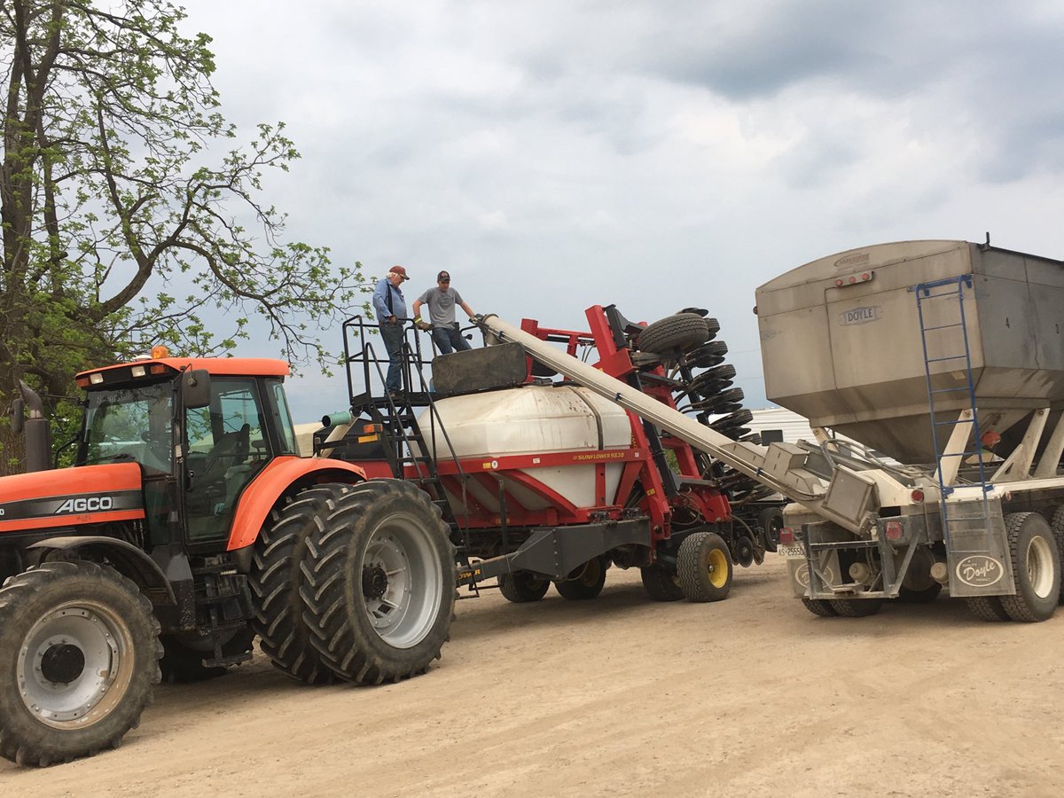 Plant 18 rolling along Huron Bay fertilizer fill up first thing !