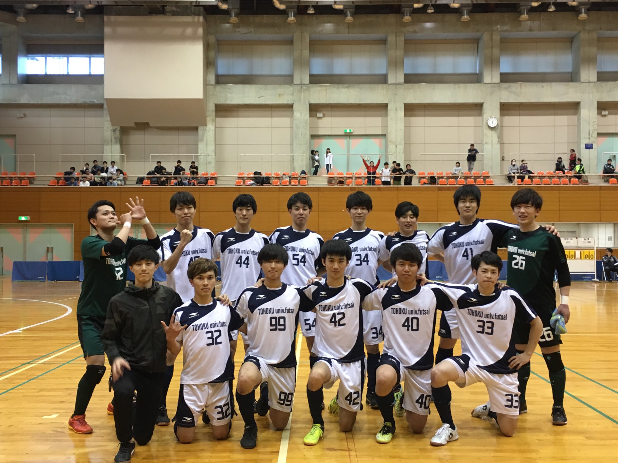 東北大学フットサル部 on Twitter "【全日本大学フットサル大会2018 宮城県大会】 ×56 得点者