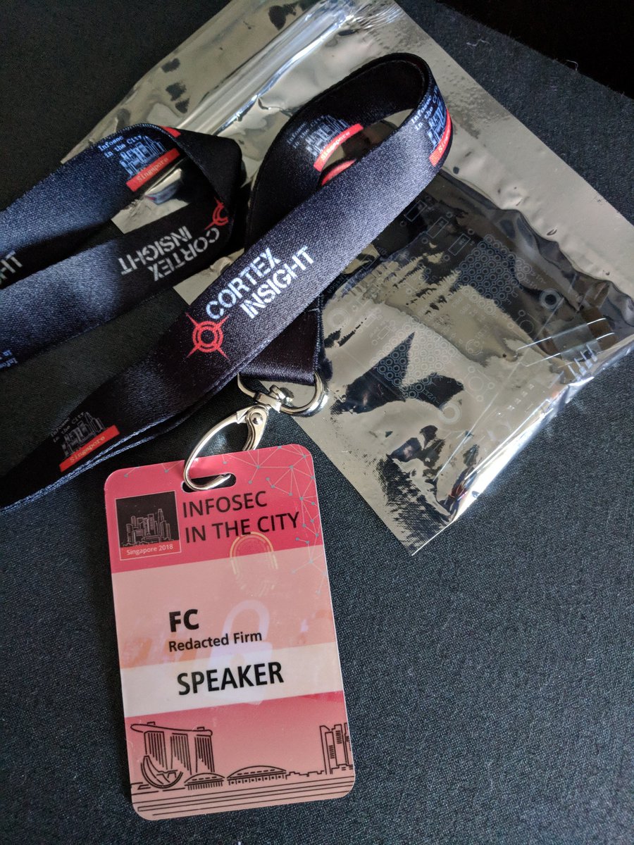 _Freakyclown_'s tweet photo. Forgot to post this from the first day of @infosec_city We got epic swag in our speaker bags. A @RawHex hidiot! https://t.co/Kteix91WTH