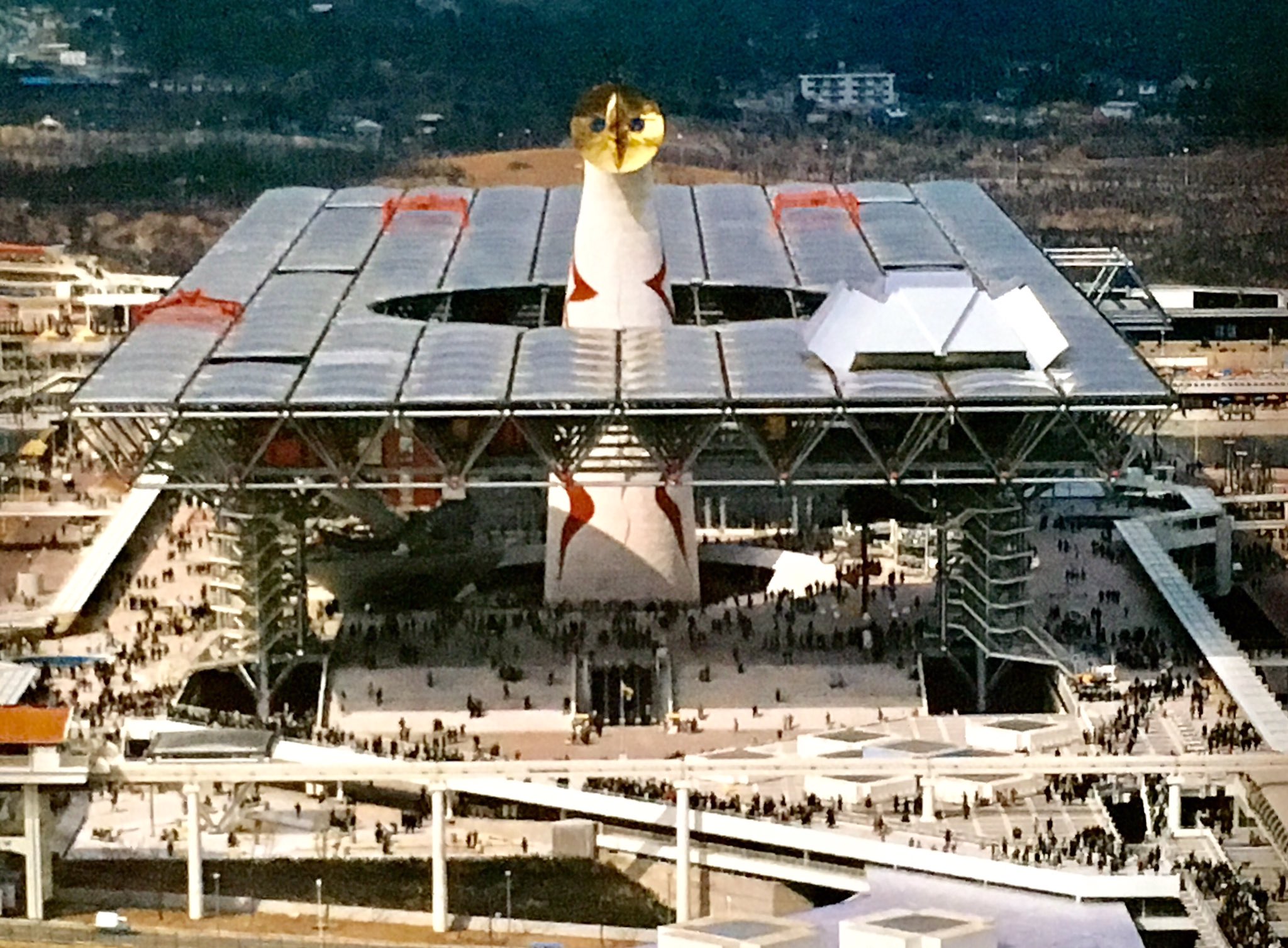 Michi 在twitter 上 エキスポ70お祭り広場大屋根俯瞰by丹下健三with丹下研究室 建築ゴッド丹下健三 エキスポ70 Architecture T Co Fww9camsvz Twitter