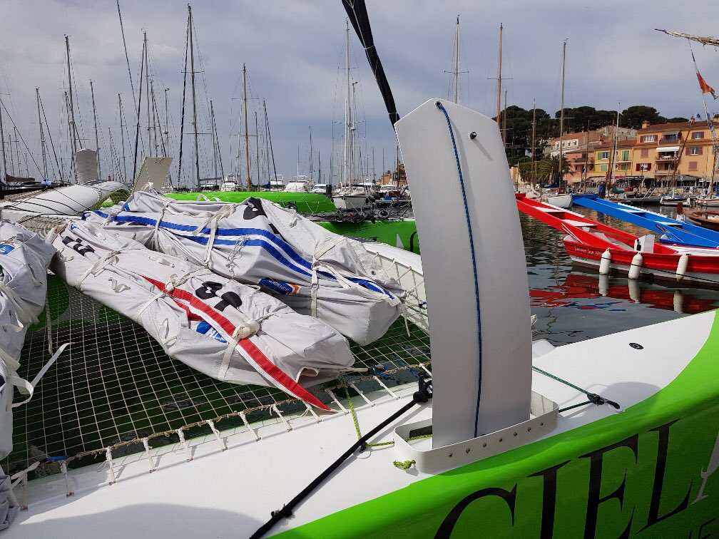 Thierry Bouchard a baptisé son <a href="/Multi50/">Multi50</a> Ciela Village à <a href="/sanaryofficiel/">sanarysurmerofficiel</a> !