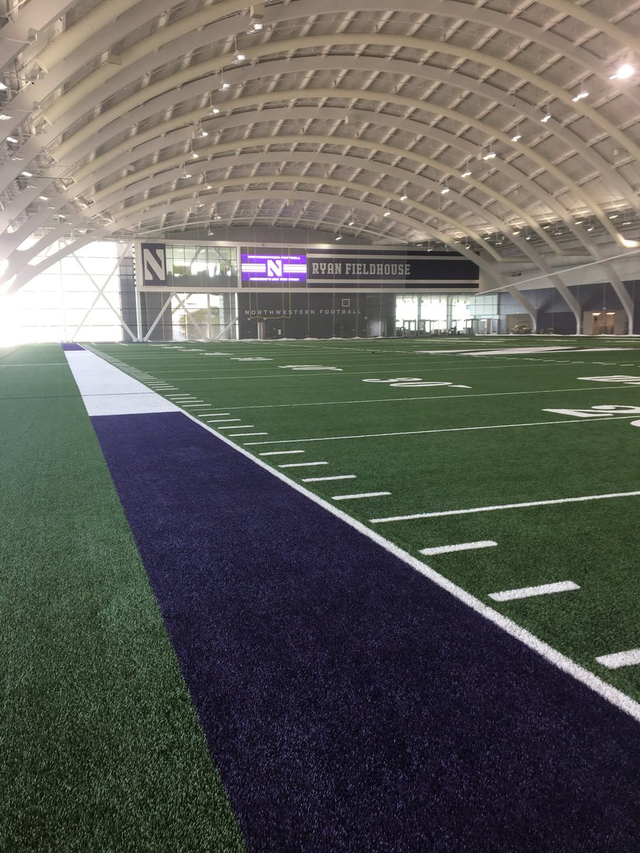DollBrian's tweet photo. Yesterday was amazing for another New Trier Football player @duke_olges The new facilities at Northwestern just blew me away! #proudcoach https://t.co/QUmzBxbulh