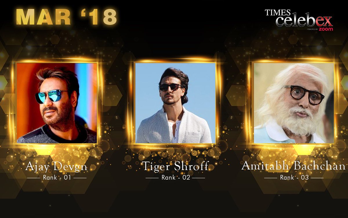 TimesCelebex's tweet photo. Meet the top 3 actors of #TimesCelebex for the month of March. Tune in to @ZoomTV at 7:30 pm tonight to know the #TScore of your favorite stars! https://t.co/AQNrKjlLdt