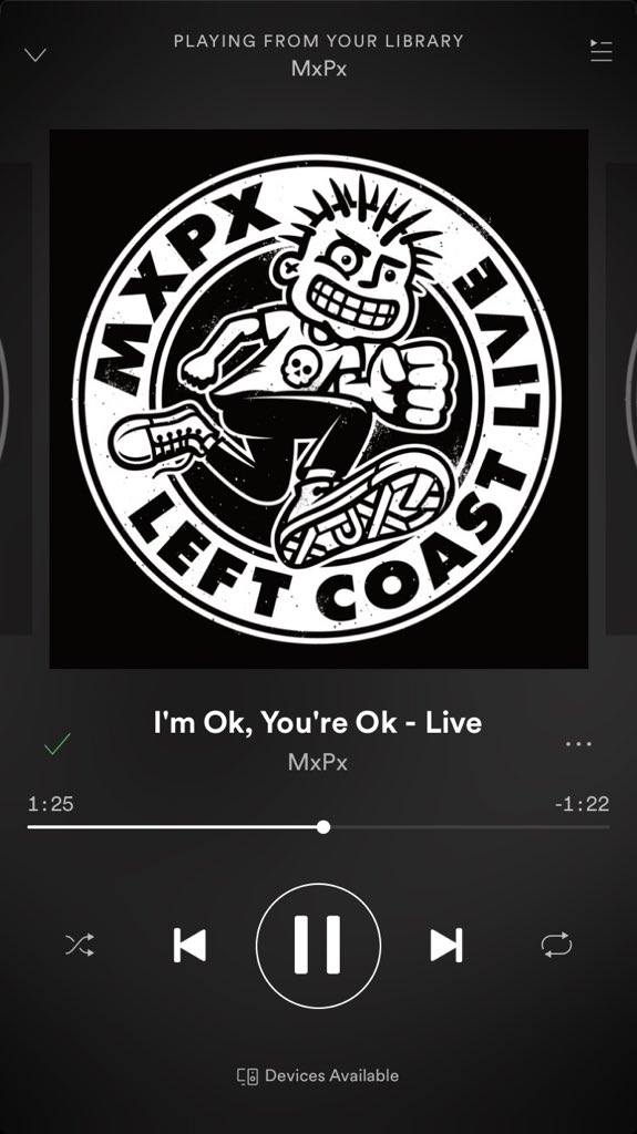 Strolling around Piraeus, Greece today jamming this baby the whole day. <a href="/mxpx/">MxPx</a>