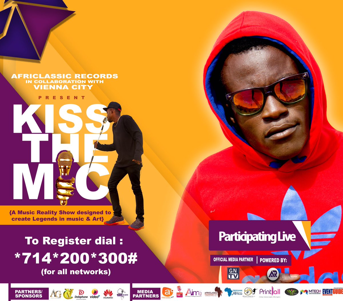 Hay_for_d's tweet photo. #KissTheMic
AFRICLASSIC RECORDS IN COLLABORATION WITH VIENNA CITY presents

#KissTheMic🎙

⛩Auditions Starts &amp; Ends 
📆June 2nd-30th, 2018
⏰Time 8am-5pm

⛳️TEMA 2nd June
⛳️KUMASI 9th June
⛳️Takoradi 16th June
⛳️Winneba (central campus) 23rd June
⛳️Circle 30th June https://t.co/42EYWNrNNI