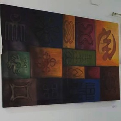 BiennaleDakar's tweet photo. Copyright: Marie Dione - Exposition commune off. Centre culturel Maurice GUEYE de Rufisque #Bivildak2018 #Kebetu https://t.co/vRulDoKkgl