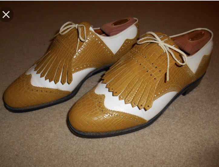 old school golf shoes