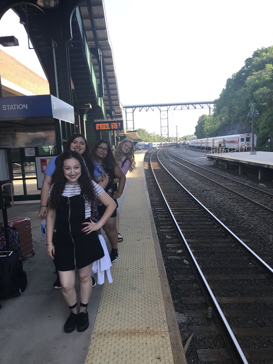 EDUwhisktaker's tweet photo. Waiting for our train to Grand Central to tour the BIG APPLE! Here we come NYC! @ECHShornets @ECISD_CTE @ECISDtweets https://t.co/cW20yGCtBu