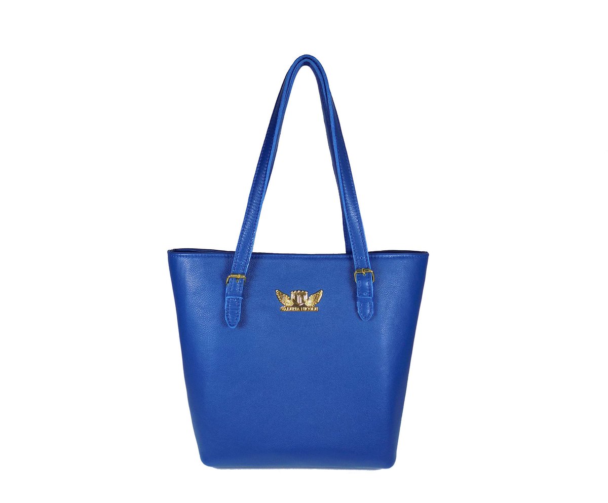 Enjoy one of our latest creation on #etsy: Ultramarine Blue Handmade leather Tote Bag handbag #bolsosymonederos #azul #handmade #totebag #bags #purse #leather etsy.me/2xcMPG0