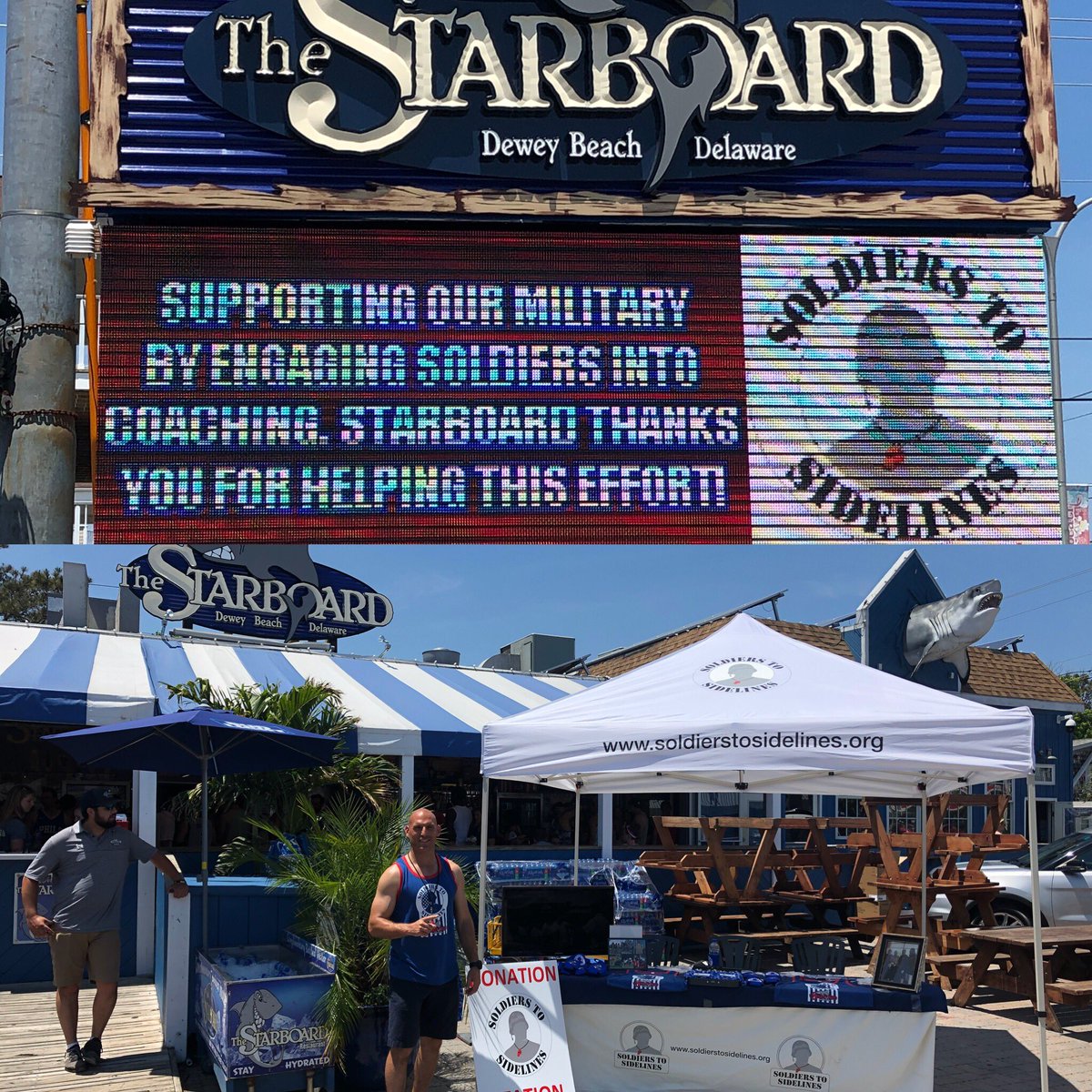 Thank You Starboard for supporting Soldiers To Sidelines this Memorial Day weekend. You’re helping our Vets gain a new purpose as expert coaches. #militarymakesgreatcoaches #thestarboard