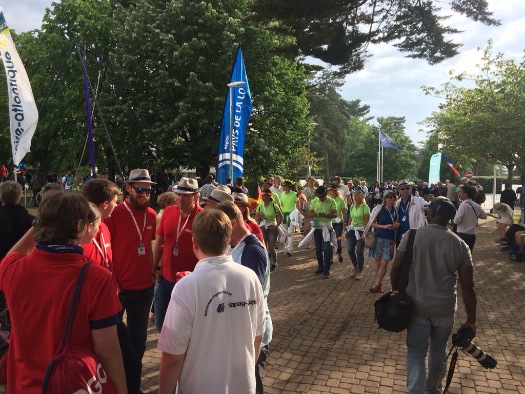 marchevrier's tweet photo. Discours aux partenaires et aux élus de Didier Besseyre à @atlantiaLaBaule pour ces 2e Jeux mondiaux sports entreprises qui se sont terminés sous le soleil et avec la visite de la ministre des sports à La Baule @WCSG2018 @FlesselLaura @ffsefrance https://t.co/dbjagYFlZG
