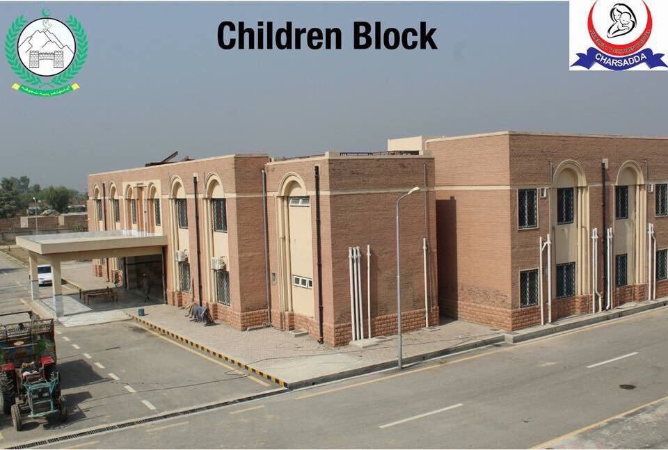 3/15 ) Women and Children Hospital Rajjar Charsadda Capacity : 200 beds Start year : 2012Completion Year : 2017Cost : 1.18 billion Status : Operational