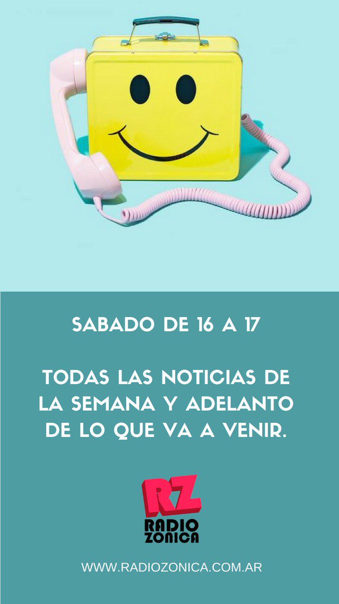 numeralsabado's tweet photo. No te pierdas el programa de hoy por @RADIOZONICA .
Pasa una hora con nosotras y divertite!!!! https://t.co/yxAkh4A8sJ