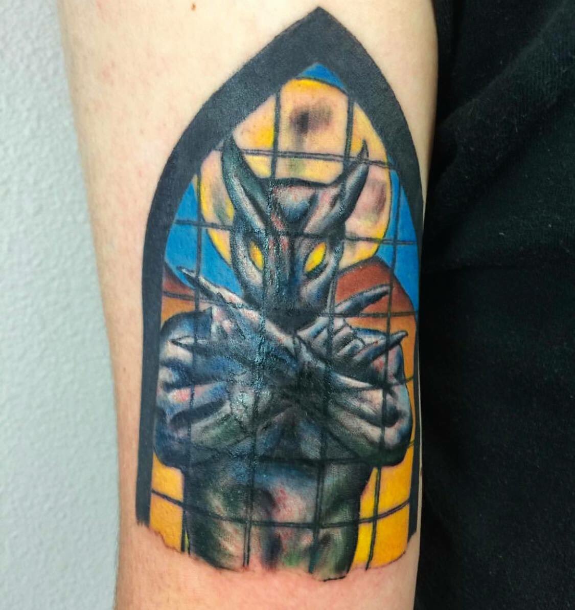 OfficialRJDio's tweet photo. New DIO tattoo spotted in the wild!  We love seeing these. If you have a DIO tattoo, post it in a reply. 
Tattoo by Maddy Smith / insta: @missmaddytattoos https://t.co/1Y6tpcW8oh