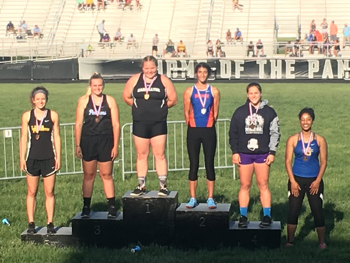 OOHSTandF's tweet photo. Congrats to the @g_frye_ for being regional runner-up and qualifying to state for the 2nd straight year in the Discus! #ontostate https://t.co/vzMu8oNJmm