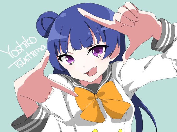 解像度設定ミスったけどμ'sのあれっぽい善子 