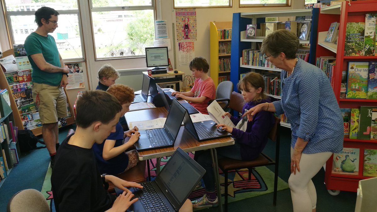 StirlingLibs's tweet photo. Even though the sky looks like this outside #StrathblaneLibrary today nothing stops our amazing coders scratching!! #Scratch #lovedigital #STEM #SLICCodeClub @StirlingCouncil @codeclubscot https://t.co/jOuaNSa0YU